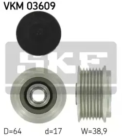 VKM 03609 SKF Механизм свободного хода генератора VKM 03609 SKF Механизм свободного хода генератора